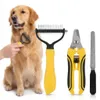 3-in-1 Tierpflege-Set: Entfilzungskamm, Krallenschere & Produktbild-Vorschau 2