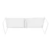 A white, freestanding kitchen shelf unit with two compartments, viewed from above. Náhled obrázku produktu
