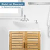 osoltus Bad Waschbecken Unterschrank Kopenhagen Bambus Holz Produktbild-Vorschau 6