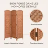 IvoQ Paravent 3 panneaux – Séparateur de pièce – 170x120 cm Voir les images du produit 5