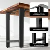 Set di 2 gambe per tavolo in acciaio laccato Wiltec 60x72 Anteprima dell’immagine prodotto 16