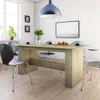 The Living Store Esstisch Sonoma-Eiche 180x90x76 cm Produktbild-Vorschau 2