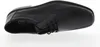 A black leather men's dress shoe is shown from a side-angle on a white background. Voir les images du produit