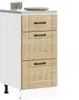 vidaXL Küchen-Unterschrank Lucca Sonoma-Eiche Holzwerkstoff Produktbild-Vorschau 2