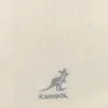 Kangol Flat Cap Schiebermütze 504 aus reiner Wolle in weiß Voir les images du produit