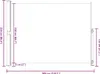 A diagram showing the dimensions of a retractable side awning. Produktbild-Vorschau