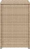 A front view of a beige rattan propane tank cover. Produktbild-Vorschau