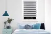 Fensterrollo Doppelrollo Klemmfix ohne Bohren mit Seitenzug Produktbild-Vorschau 8