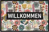 Trendation - Willkommen Fußmatte Grafik Schmutzfangmatte Produktbild-Vorschau 1