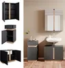Set di mobili da bagno Vicco Gloria Antracite 3 pezzi, Anteprima dell’immagine prodotto 2