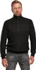 Urban Classics Pánsky sveter na zips Budys čierna 3XL Náhľad obrázku produktu 2