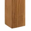 A close-up view of the corner of a wooden table leg. Podgląd zdjęcia produktu
