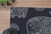 MuchoWow® Mauspad Mousepad Muster - Elefant - Blumen 40x30 Produktbild-Vorschau 2