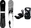 F2 Set Snowboard Blackdeck Wide Schwarz/Weiss 163w cm + Produktbild-Vorschau 1