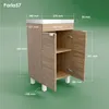 A diagram showing the dimensions of a bathroom cabinet. Náhled obrázku produktu