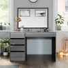 Schminktisch Vicco Sherry Grau 120 cm ohne Spiegel, Model Produktbild-Vorschau 4