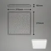 LED Deckenleuchte Deckenlampe Sternenhimmel Backlight flach Produktbild-Vorschau 6