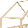 Hausbett CORA 90x200 cm, Natur - Kinderbett mit Produktbild-Vorschau 4