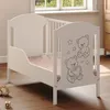 Lettino per neonati 60x120 Hugo Nest con materasso, sponda Anteprima dell’immagine prodotto 2
