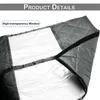 Kurtyna termiczna do drzwi chroniąca przed zimnem 90x210cm, Podgląd zdjęcia produktu 2