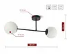 LUXOLAR Led Deckenleuchte - Deckenlampe 2-flammig schwarz Produktbild-Vorschau 2