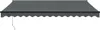 A dark gray retractable awning is shown against a white background. Produktbild-Vorschau