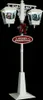 vidaXL Weihnachts-Straßenlampe mit Weihnachtsmann 81x40x188 Produktbild-Vorschau 2