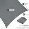 tectake® Sonnensegel Sunny verschiedene Größen, HDPE mit Produktbild-Vorschau 4