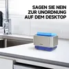 Seifenspender Küche Edelstahl 240 ml mit Schwamm gebürstet Produktbild-Vorschau 3