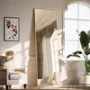 Miroir de corps entier INONEFT, 140 x 40 cm, doré. Miroir Voir les images du produit 1