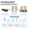 Holz Brennholzregal – 1,75 m3  – B86xL184xH200 cm - Produktbild-Vorschau 2