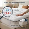 CASABEL Surmatelas Nuage 90 x 190 cm en Microfibre - Voir les images du produit 4
