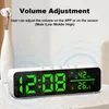 WiFi-Digitaluhr mit Temperatur- und Feuchtigkeitssensor APP Produktbild-Vorschau 9