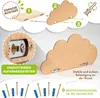 Outentin Wandregal Wolke Kinderzimmer - Wolken Regal Produktbild-Vorschau 4