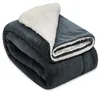 Beautissu Sherpa Decke Wohndecke Kuscheldecke Produktbild-Vorschau 1