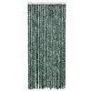vidaXL Fliegenvorhang Grün und Weiß 90x200 cm Chenille Produktbild-Vorschau 3