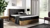 Boxspringbett Bett BEILA 180x220cm Lancelot Eiche Stoff Produktbild-Vorschau 1