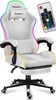 HUZARO FORCE 4.7 RGB White GAMING CHAIR Voir les images du produit 1