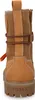 The back view of a brown and tan lace-up boot. Voir les images du produit