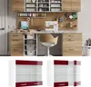 Hängeschrank Vicco R-Line Bordeaux Hochglanz 80 cm mit Produktbild-Vorschau 2