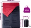 vidaXL Doppelschlafsack mit Kissen Erwachsene Camping 3-4 Produktbild-Vorschau 4