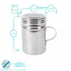 1x 300ml Edelstahl Mehlstreuer - Küche Backen Puderzucker Produktbild-Vorschau 3