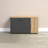 trendteam Garderobe Esteban Stauraum-Sitzbank, Anthrazit Produktbild-Vorschau 6