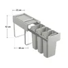 SVITA EM3x10 Einbaumülleimer 30L (3x10L) 3 Fächer mit Produktbild-Vorschau 4