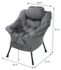 ML-Design Relaxsessel Anthrazit mit Armlehnen & Produktbild-Vorschau 7