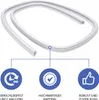 Türdichtung 2 m PVC-Dichtung Abdichtung weiß für Produktbild-Vorschau 3
