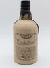 A bottle of rum wrapped in brown paper with a label. Produktbild-Vorschau