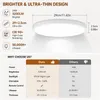 24W LED Deckenleuchte Ultra Dünn Deckenlampe 3000K–6500K Produktbild-Vorschau 6