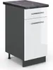 Küchenunterschrank Vicco Fame-Line Weiß Hochglanz 40 cm , Produktbild-Vorschau 1