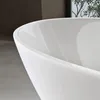 doporro Baignoire îlot Ovale pour Salle de Bain 150cm Blanc Voir les images du produit 5